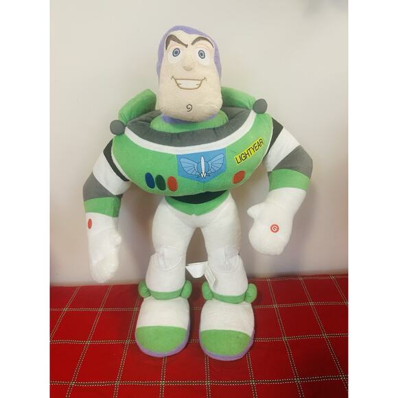 Gemmy Buzz Light Year Toy Story Large 26 Inch Plush Plushie Stand BIG ME Musical - Picture 1 of 9